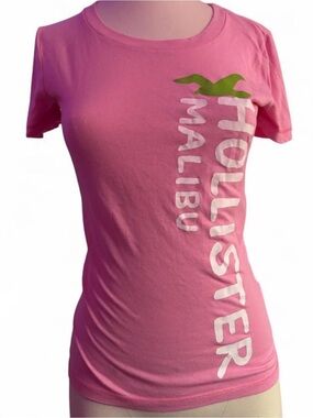 Rare Hollister Pink Malibu Babytee
